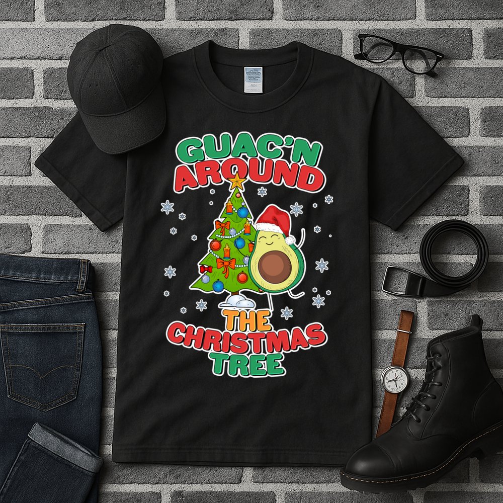 Guac'n Around The Christmas Tree Tall T-Shirt