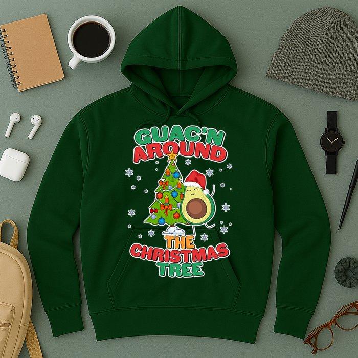 Guac'n Around The Christmas Tree Hoodie