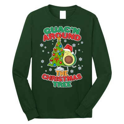 Guac'n Around The Christmas Tree Long Sleeve Shirt