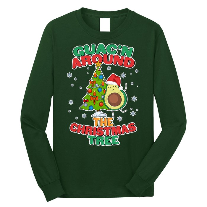 Guac'n Around The Christmas Tree Long Sleeve Shirt
