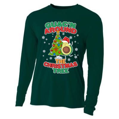 Guac'n Around The Christmas Tree Cooling Performance Long Sleeve Crew