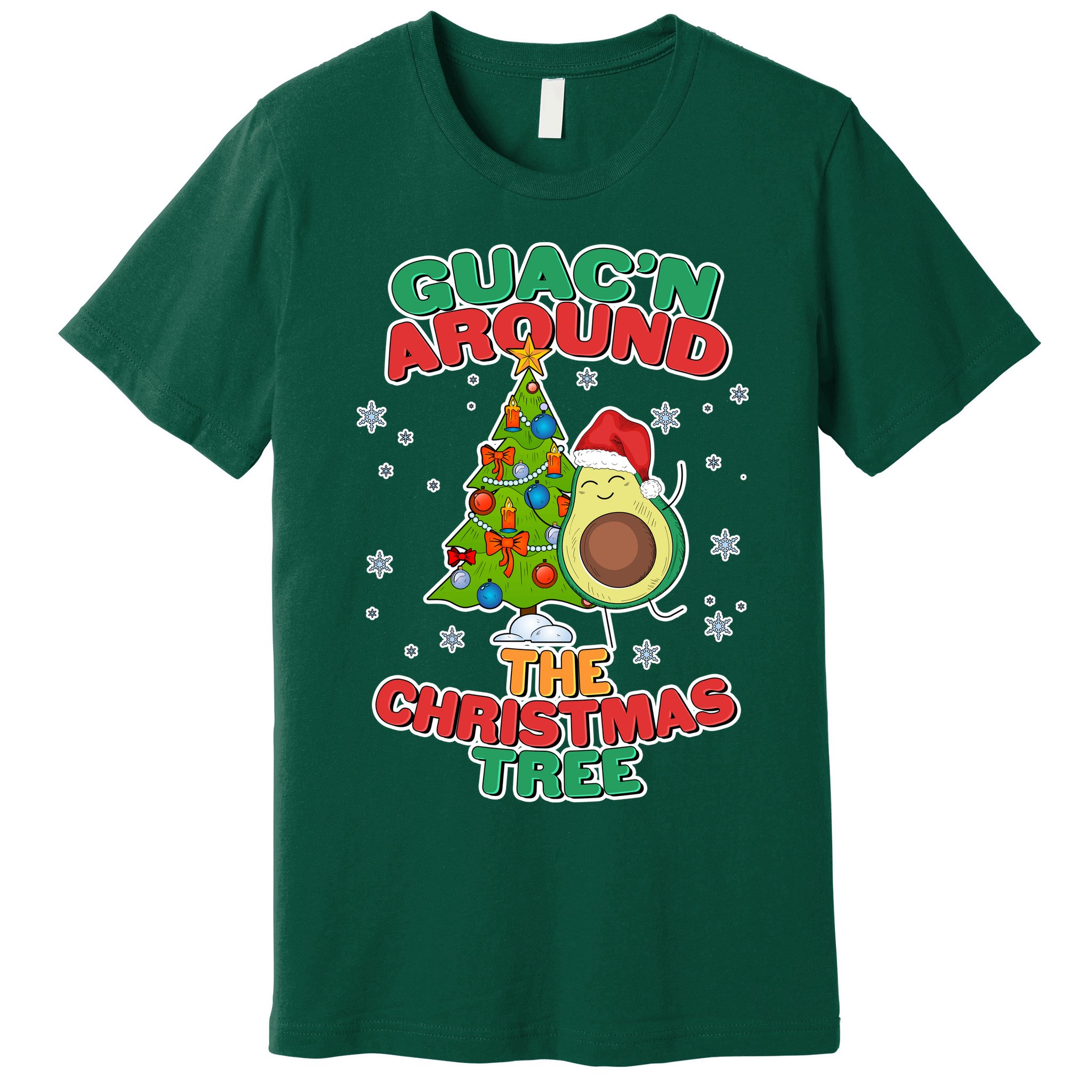Guac'n Around The Christmas Tree Premium T-Shirt