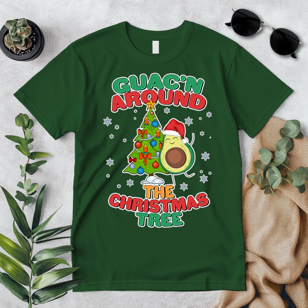 Guac'n Around The Christmas Tree Premium T-Shirt