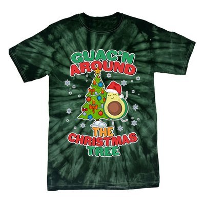 Guac'n Around The Christmas Tree Tie-Dye T-Shirt