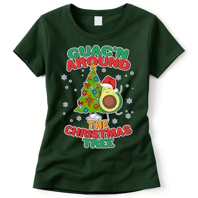Guac'n Around The Christmas Tree Womens T-Shirt