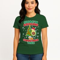 Guac'n Around The Christmas Tree Womens T-Shirt
