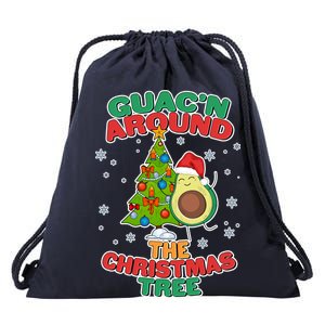 Guac'n Around The Christmas Tree Drawstring Bag