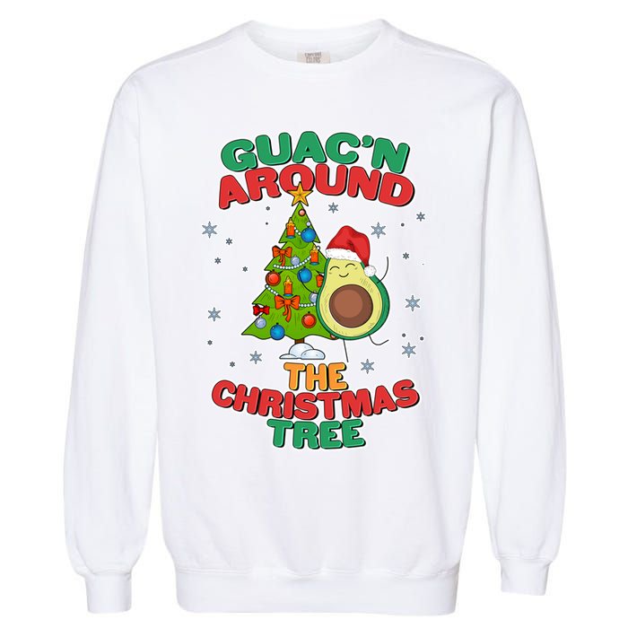 Guac'n Around The Christmas Tree Garment-Dyed Sweatshirt