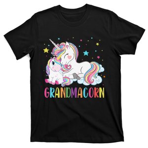 Grandmacorn Unicorn Costume Grandma Mom Mother's Day T-Shirt