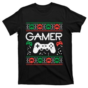 Gamer Ugly Christmas Sweater Retro Video Game Xmas Gift T-Shirt