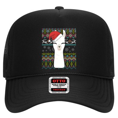 Giraffe Ugly Christmas Trucker Hat