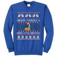 Giraffe Ugly Christmas Holiday Party Matching Family Great Gift Sweatshirt