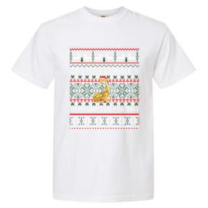 Giraffe Ugly Christmas Holiday Party Matching Family Great Gift Garment-Dyed Heavyweight T-Shirt