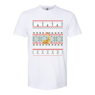 Giraffe Ugly Christmas Holiday Party Matching Family Great Gift Softstyle CVC T-Shirt