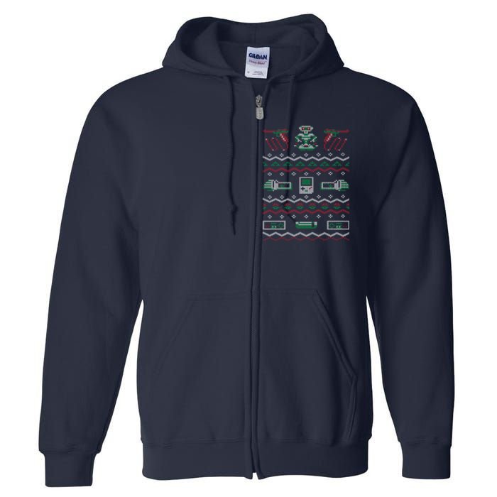 Game Ugly Christmas Full Zip Hoodie