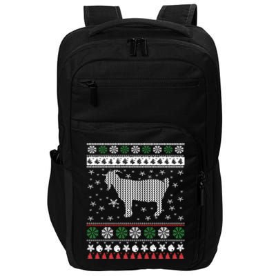 Goat Ugly Christmas Impact Tech Backpack