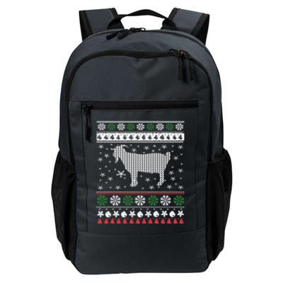 Goat Ugly Christmas Daily Commute Backpack