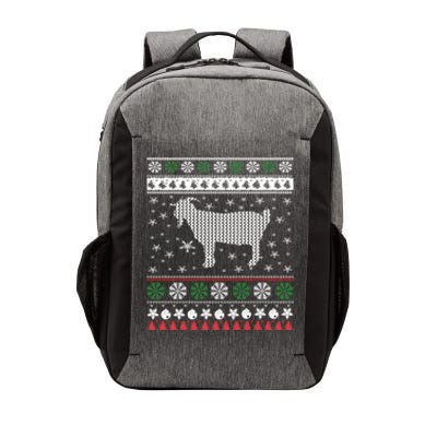 Goat Ugly Christmas Vector Backpack