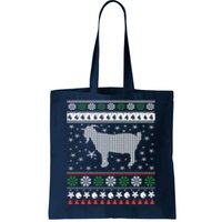 Goat Ugly Christmas Tote Bag