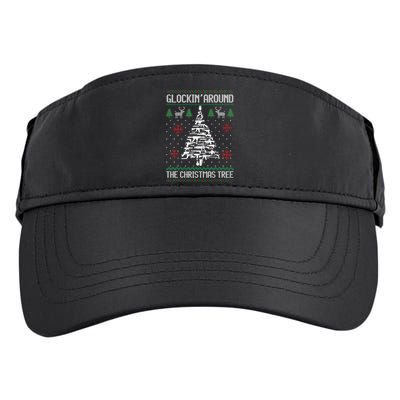 Guns Ugly Christmas Sweaters For Gun Lovers Adult Drive Performance Visor
