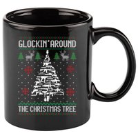 Guns Ugly Christmas Sweaters For Gun Lovers 11oz C Handle Ceramic Mug