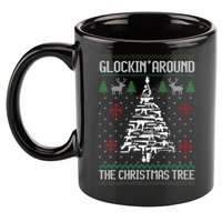 Guns Ugly Christmas Sweaters For Gun Lovers 11oz C Handle Ceramic Mug