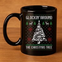 Guns Ugly Christmas Sweaters For Gun Lovers 11oz C Handle Ceramic Mug
