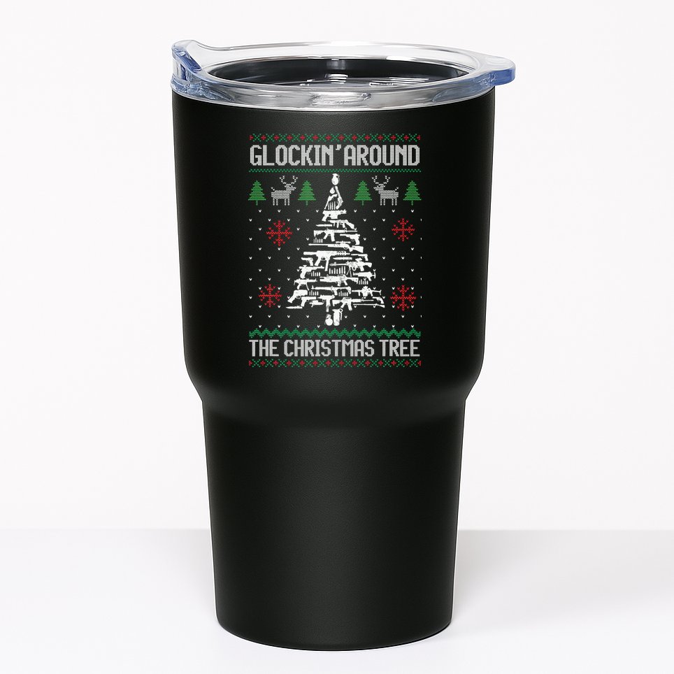 Guns Ugly Christmas Sweaters For Gun Lovers Tumbler