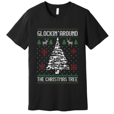 Guns Ugly Christmas Sweaters For Gun Lovers Premium T-Shirt