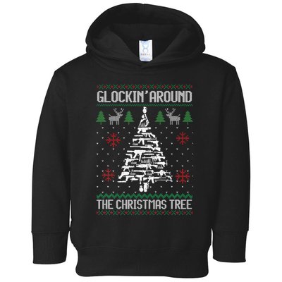 Guns Ugly Christmas Sweaters For Gun Lovers Toddler Hoodie