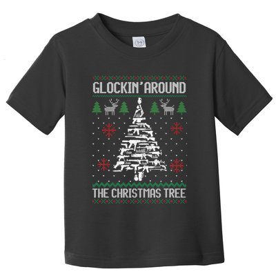 Guns Ugly Christmas Sweaters For Gun Lovers Toddler T-Shirt