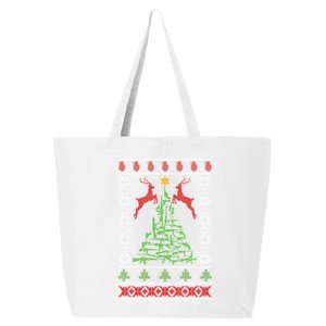 Guns Ugly Christmas Sweater Military Gun Right 2nd Adt Gift 25L Jumbo Tote