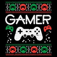 Gamer Ugly Christmas Sweater Retro Video Game Xmas Boys Gift Cooling Performance Crew T-Shirt