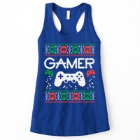 Gamer Ugly Christmas Sweater Retro Video Game Xmas Boys Gift Womens Tank Top