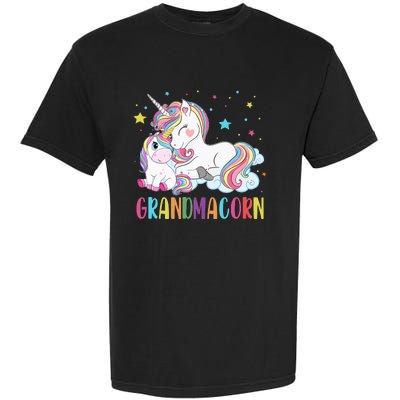 Grandmacorn Unicorn Costume Grandma Mom Mother's Day Garment-Dyed Heavyweight T-Shirt