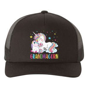 Grandmacorn Unicorn Costume Grandma Mom Mother's Day Yupoong Adult 5-Panel Trucker Hat