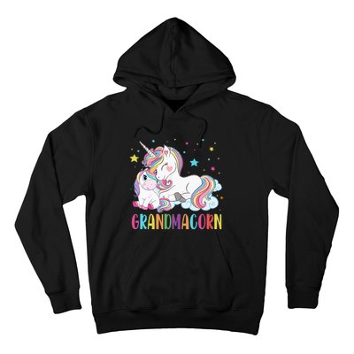 Grandmacorn Unicorn Costume Grandma Mom Mother's Day Hoodie