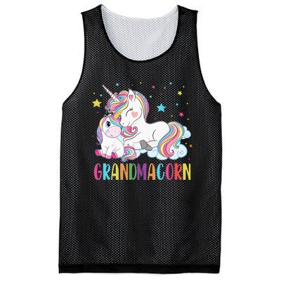 Grandmacorn Unicorn Costume Grandma Mom Mother's Day Mesh Reversible Basketball Jersey Tank