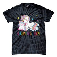 Grandmacorn Unicorn Costume Grandma Mom Mother's Day Tie-Dye T-Shirt