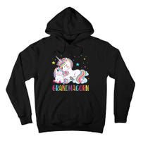 Grandmacorn Unicorn Costume Grandma Mom Mother's Day Tall Hoodie