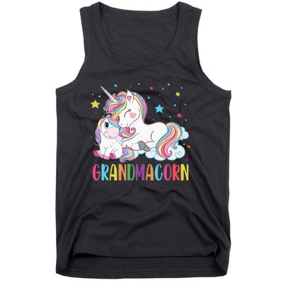 Grandmacorn Unicorn Costume Grandma Mom Mother's Day Tank Top