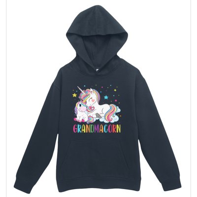 Grandmacorn Unicorn Costume Grandma Mom Mother's Day Urban Pullover Hoodie