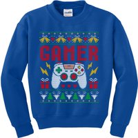 Gamer Ugly Christmas Retro Video Game Xmas Gift Kids Sweatshirt