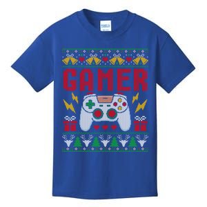 Gamer Ugly Christmas Retro Video Game Xmas Gift Kids T-Shirt