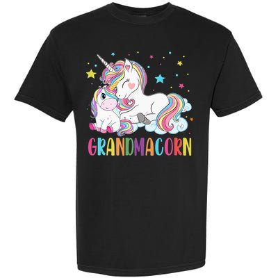 Grandmacorn Unicorn Costume Grandma Mom Mother's Day Garment-Dyed Heavyweight T-Shirt