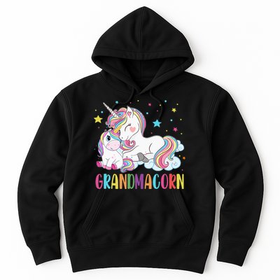 Grandmacorn Unicorn Costume Grandma Mom Mother's Day Hoodie