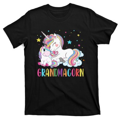 Grandmacorn Unicorn Costume Grandma Mom Mother's Day T-Shirt