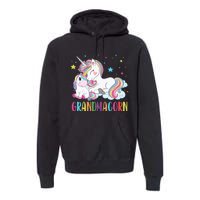 Grandmacorn Unicorn Costume Grandma Mom Mother's Day Premium Hoodie