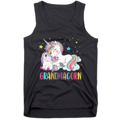 Grandmacorn Unicorn Costume Grandma Mom Mother's Day Tank Top