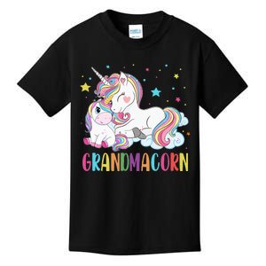 Grandmacorn Unicorn Costume Grandma Mom Mother's Day Kids T-Shirt